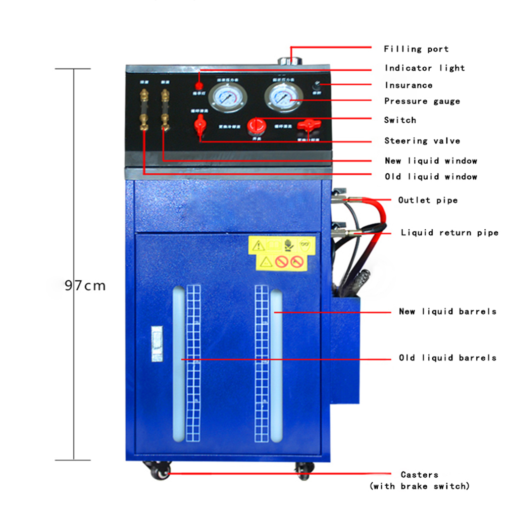 Coolant Flush Machine - DC12V Car Antifreeze Replacement Cleaning Machine