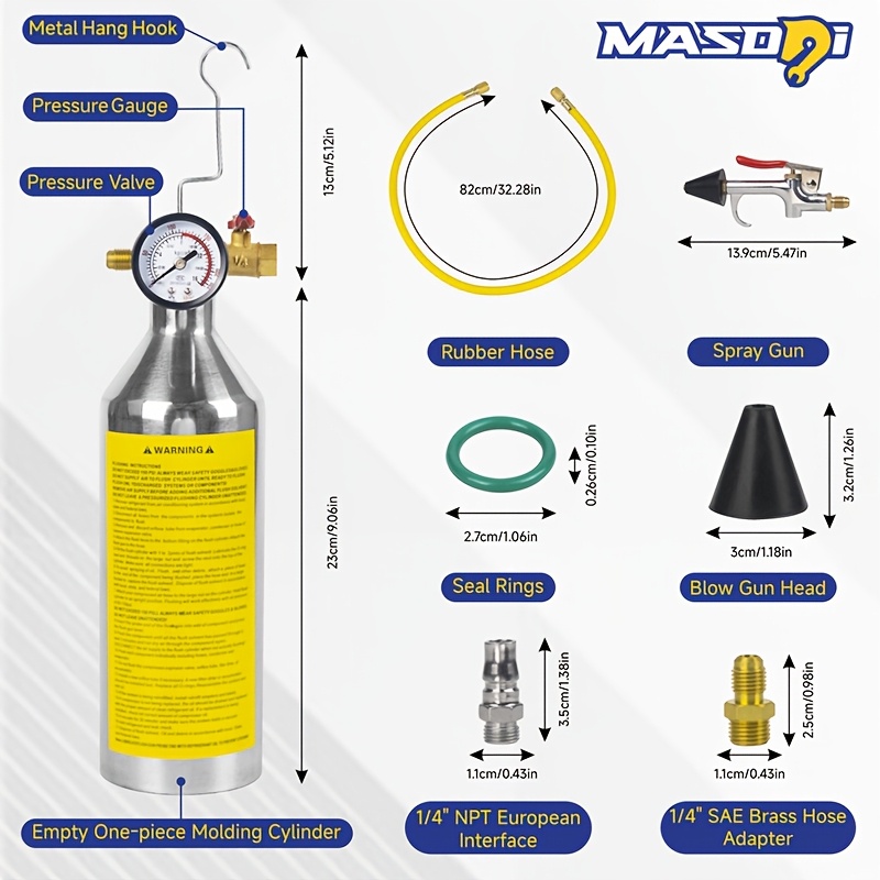 Air Conditioner Flush Kit Flus - Coolant Flush Machine review and price